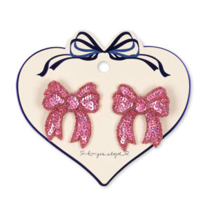 2-pak Bow hårspænde (One size) - Konges Sløjd