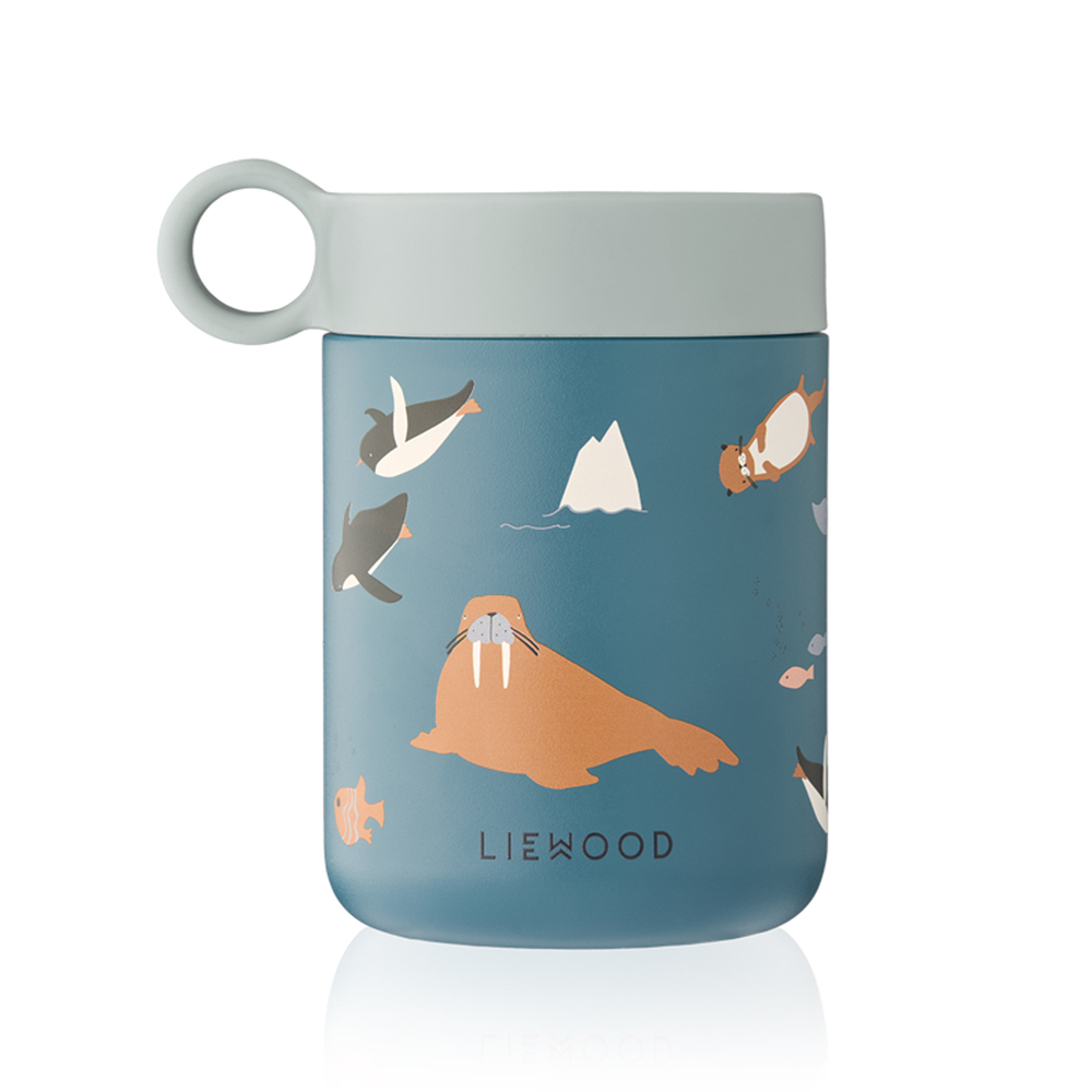 684fbe2cc0145Kiani_Printed_Food_Jar_LW19960_2501_Arctic_Sea_Ocean_view_1_kopier Kiani termobeholder (One size) - Liewood