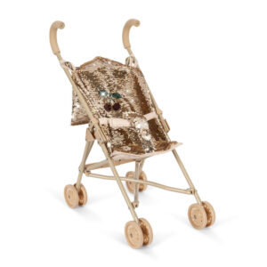 Glitter dukkeklapvogn (One size) - Konges Sløjd