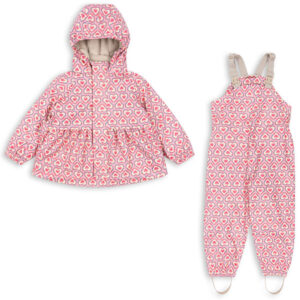 Palme regntøj med fleecefoer (2 år/92 cm) - Konges Sløjd