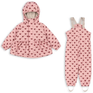 Palme regntøj med fleecefoer (2 år/92 cm) - Konges Sløjd