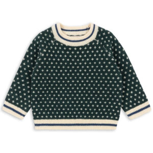 Billi uld striktrøje (3 år/98 cm) - Konges Sløjd