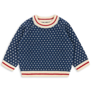 Billi uld striktrøje (2 år/92 cm) - Konges Sløjd