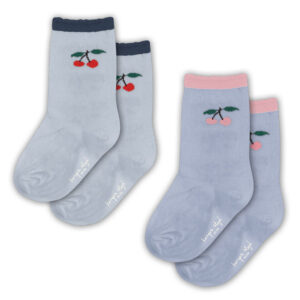 2-pak Jaquard strømper (17-18) - Konges Sløjd