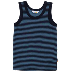 Blå merinould undertrøje (90 cm) - Joha