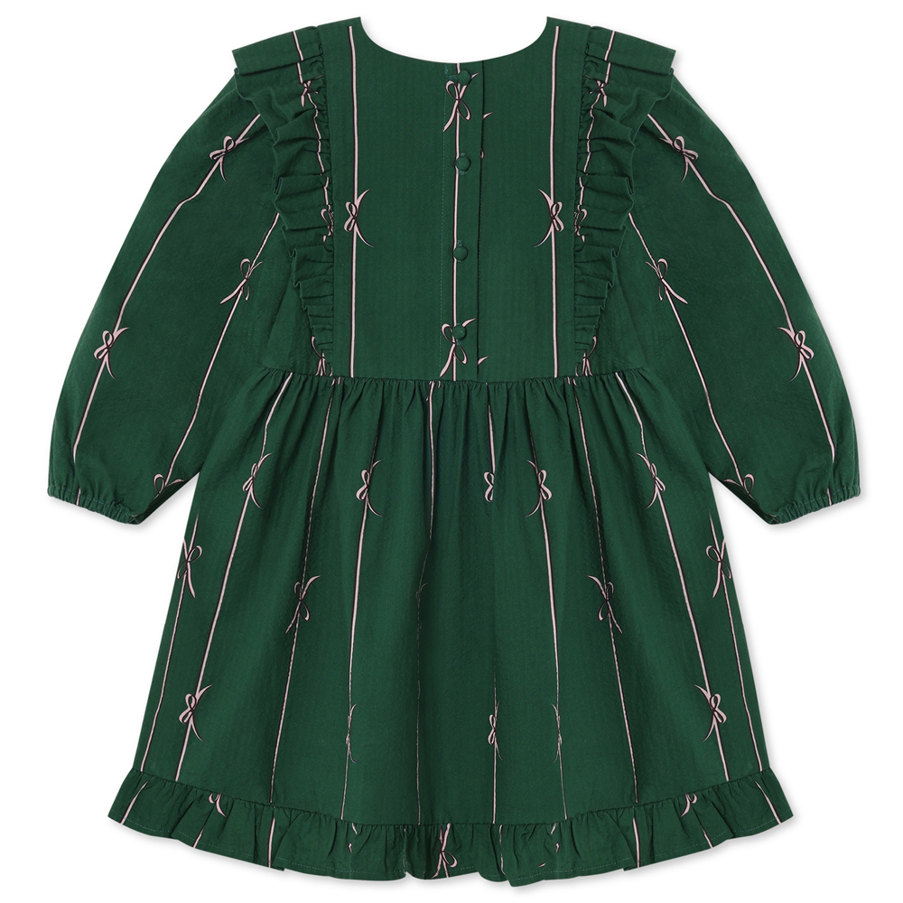6864fe6d1a3e1FX1818_-_HUNTER_GREEN_BOW_AOP_-_Extra_2 Bowie kjole (2 år/92 cm) - Fliink
