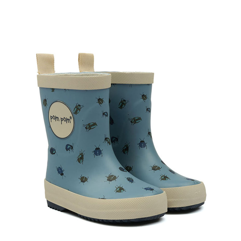 68650e932ee00PM1101-2_-_GumBoots_AOP_-_Beetle_-_Extra_0 Gummistøvler (22) - Pom Pom