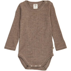 Woolly merinould rib body (9 mdr/74 cm) - Müsli by Green Cotton
