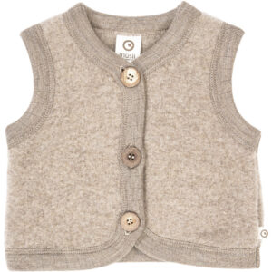 Woolly uldfleece vest (18 mdr/86 cm) - Müsli by Green Cotton