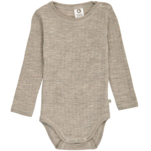 Woolly merinould rib body (9 mdr/74 cm) - Müsli by Green Cotton