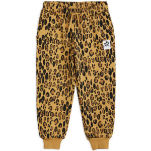 Organic leopard sweatpants (92-98 cm) - Mini Rodini