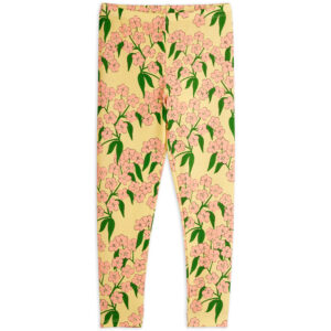 Lyocell flower leggings (104-110 cm) - Mini Rodini