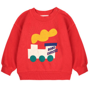Choo Choo sweatshirt (18 mdr/86 cm) - Bobo Choses
