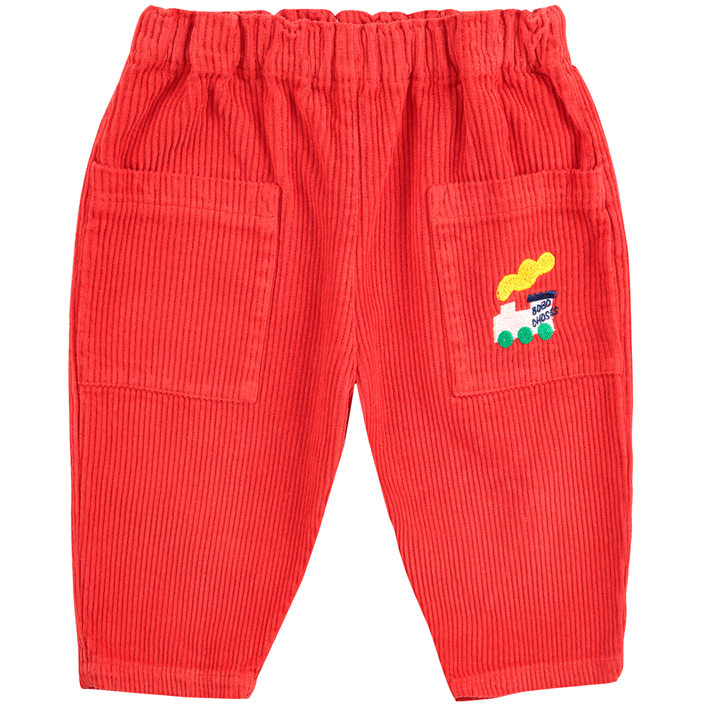 6888beed5e63dB225AB084_1 Choo Choo corduroy bukser (18 mdr/86 cm) - Bobo Choses