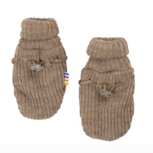 Beige merinould vanter (50-60 cm) - Joha