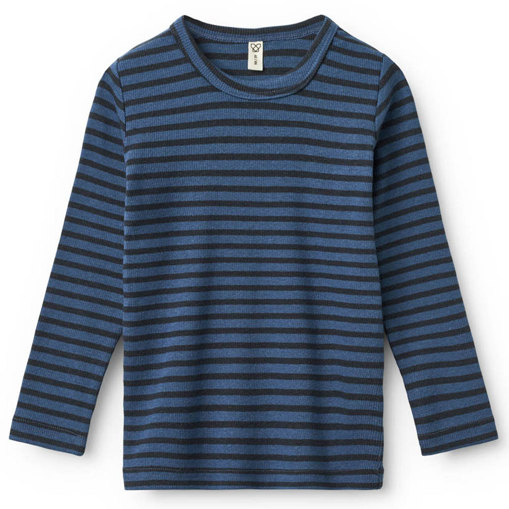 6889c33296e9b201-2024_Milano_Modal_Rib_T-shirt_Blue_Navy_Stripe_1 Milano bluse - modal rib (18 mdr/86 cm) - House of Kids