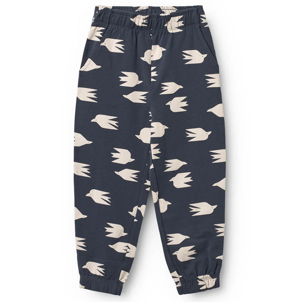 6889cc5f272ab305-2025_Caen_Jersey_Pants_Navy_White_Cream_Bird_1 Caen bukser - jersey (18 mdr/86 cm) - House of Kids