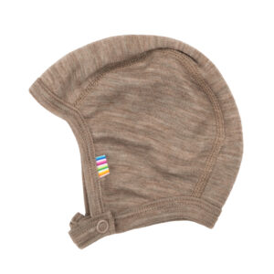 Beige merinould-silke babyhue (1-4 mdr (41 cm)) - Joha