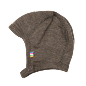 Brown merinould-silke babyhue (1-4 mdr (41 cm)) - Joha