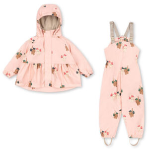 Palme regntøj med fleecefoer (12 mdr/80 cm) - Konges Sløjd