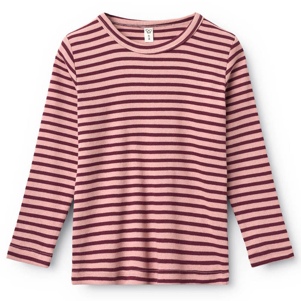 689dd213491f6201-2024_Milano_Modal_Rib_T-shirt_Blush_Grape_Stripe_1 Milano bluse - modal rib (18 mdr/86 cm) - House of Kids