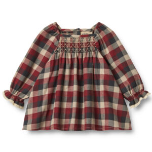 Organic Bella kjole (18 mdr/86 cm) - Wheat