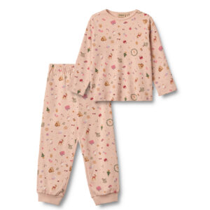 Organic Mila nattøj (2 år/92 cm) - Wheat