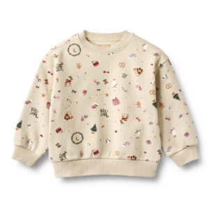 Organic Elliot sweatshirt (3 år/98 cm) - Wheat