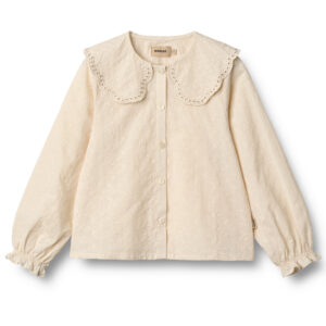 Organic Flora bluse (2 år/92 cm) - Wheat