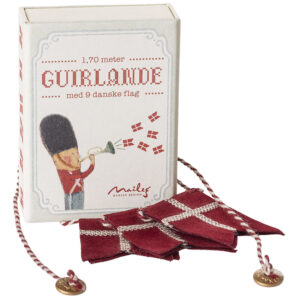 Dannebrog flagguirlande  (One size) - Maileg