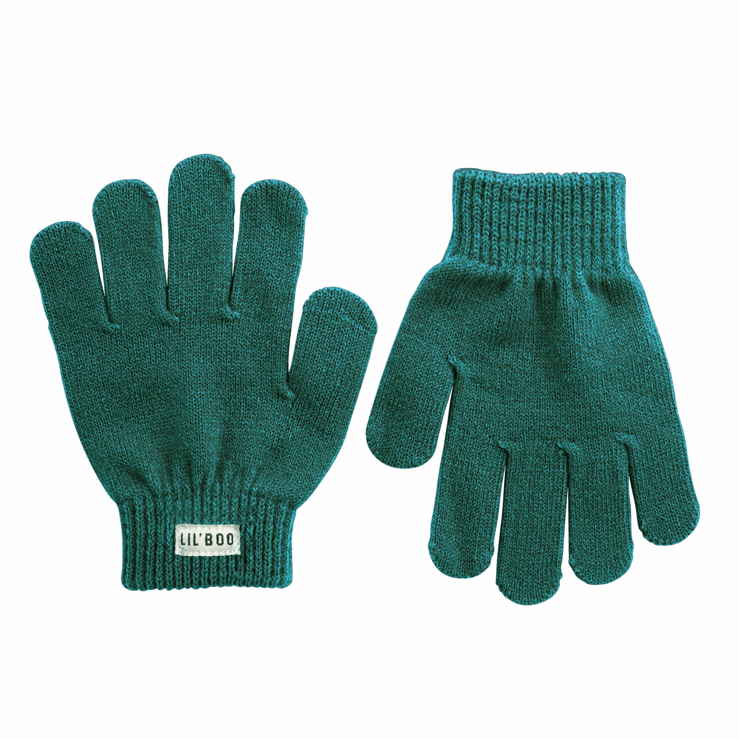 68cd3f5b2b9fb6000079FG_-_Water_Green Fingervanter (4-14 år) - Lil' Boo Copenhagen