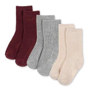 3-pak rib strømper (17-18) - Konges Sløjd