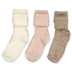 3-pak rib uldstrømper (19-21) - Mp Denmark