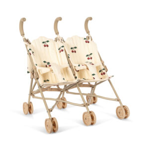 Tvillingedukkeklapvogn (One size) - Konges Sløjd