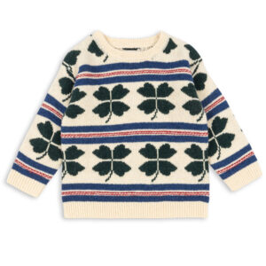 Billi uld striktrøje (2 år/92 cm) - Konges Sløjd