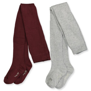 2-pak rib strømpebukser (92-98 cm) - Konges Sløjd