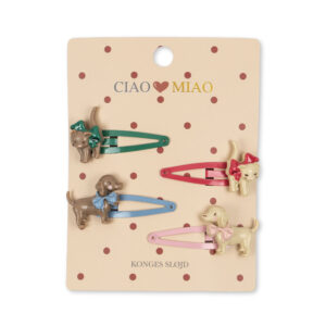 4-pak hårspænder (One size) - Konges Sløjd