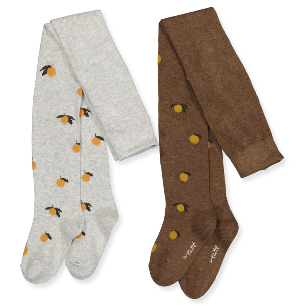 68f608b1d964d104174-lemon_-2_Front_website 2-pak strømpebukser (92-98 cm) - Konges Sløjd