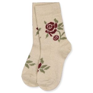 Rosa glitter strømper (25-28) - Mp Denmark