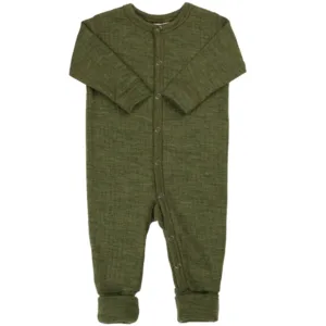 Joha Natdragt - Uld - 2-i-1 fod - Mrk. oliven - Joha