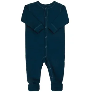 Joha Natdragt - Uld - 2-i-1 fod - Mrk. turkis - Joha