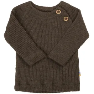 Joha Uld Bluse - Strik - Brown Melange - Joha