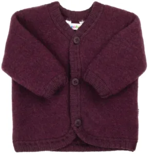 Joha Uld Cardigan - Blomme - Joha