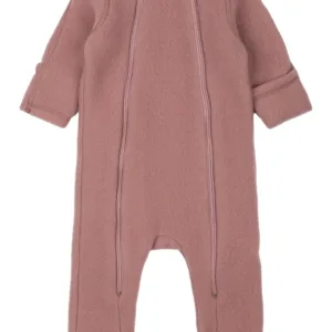 Mikk-Line Ulddragt - Dobbelt lynlås & ombuk - Burlwood - Mikk-Line