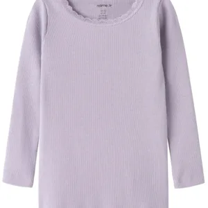 Name It Bluse - Kab - Lavender Gray - Name It