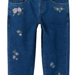Name It Jeans Bella - Dark Blue Denim - Flower - Name It