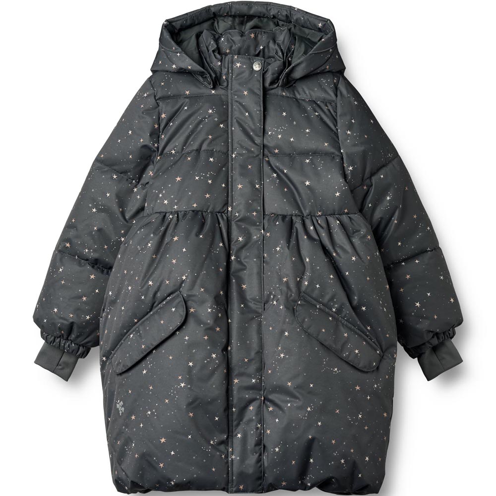 Recycled Luna puffer jakke (7 år/122 cm) - Wheat