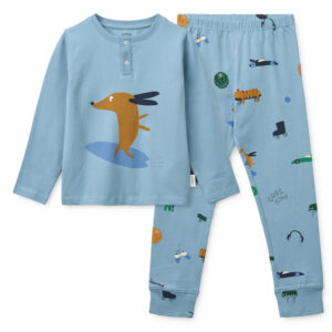 Organic Wilhelm pyjamassæt (86-92 cm) - Liewood