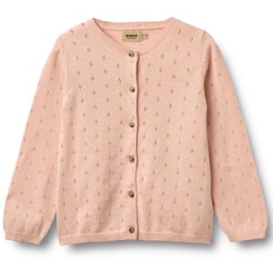 Organic Maia cardigan (3 år/98 cm) - Wheat