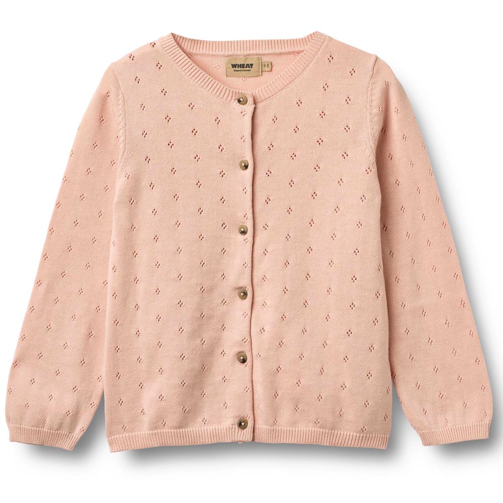 Organic Maia cardigan (3 år/98 cm) - Wheat